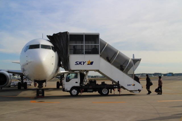 茨城空港から福岡空港へ出発 飛行機は楽しいゾ 茨城空港