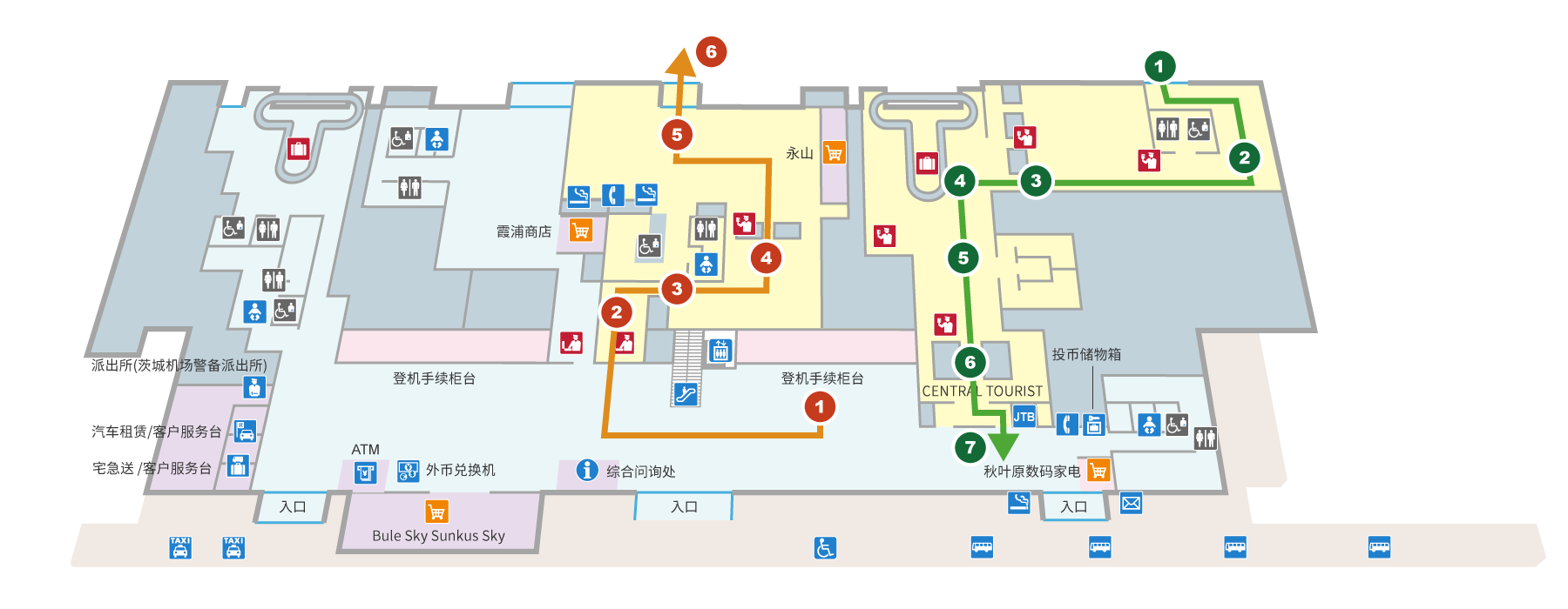 [国际航线] 乘机与到达手续指南